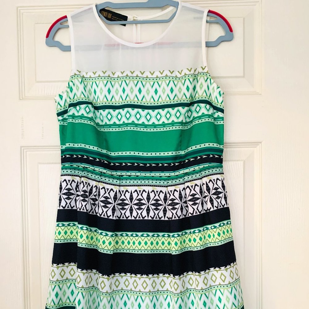 Silky Green Mini Dress